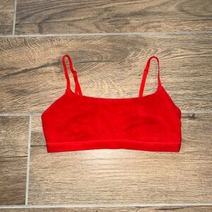 SKIMS Vibrant Red Bralette
